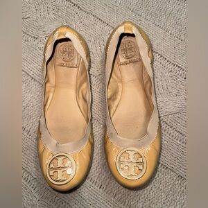Tory Burch Women's Mustard Yellow Flats